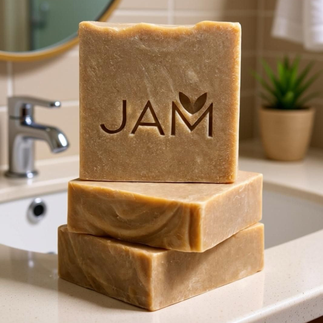 Jabón Artesanal de Cúrcuma y Mango Papaya